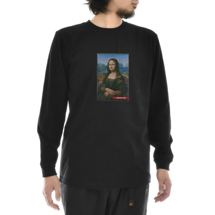 楽天市場】【長袖 アートTシャツ】モナリザ Tシャツ カラー レオナルド 