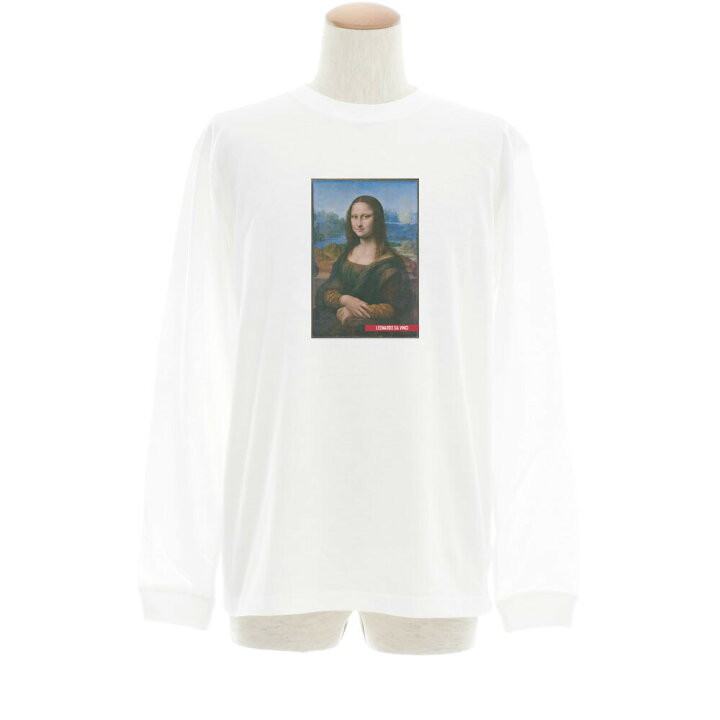楽天市場】【長袖 アートTシャツ】モナリザ Tシャツ カラー レオナルド 