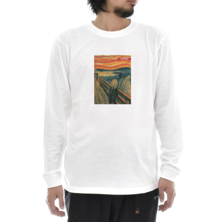 楽天市場】【長袖 アートTシャツ】ムンク 叫び Tシャツ 叫び 