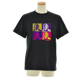 【半袖 アートTシャツ】マリリン・モンロー Tシャツ フォト 写真 Four Marilyns ライフ イズ アート 半袖 ショートスリーブ メンズ レディース 大きいサイズ ビックサイズ おしゃれ ガールズプリント ティーシャツ S M L XL XXL ブラック 黒 ブランド 美術