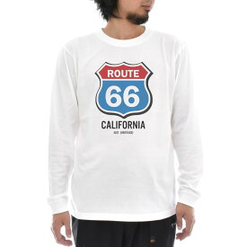 ルート66 ROUTE 66 Tシャツ 長袖Tシャツ ロンT ロングスリーブ メンズ レディース 大きいサイズ ビックサイズ アメリカ アメリカン USA 車 CAR CARS ティーシャツ ロック ブランド S M L XL XXL 3L JUST ジャスト