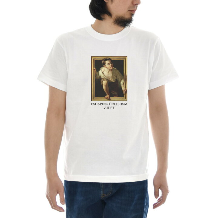 楽天市場 ペレ ボレル デル カソ Tシャツ ジャスト Pere Borrell Del Caso 半袖tシャツ メンズ レディース 大きいサイズ おしゃれ ティーシャツ 隠し絵 ダブルイメージ さがし絵 トリックアート 芸術 プリントtシャツ ホワイト デザインライブ オリジナル