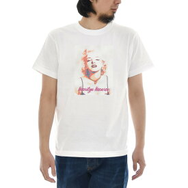 マリリンモンロー Tシャツ マリリン・モンロー ジャスト カラーアート 半袖Tシャツ メンズ レディース 大きいサイズ ビックサイズ おしゃれ ティーシャツ ガール プリント tシャツ フォト ガールズフォト セクシー 美術