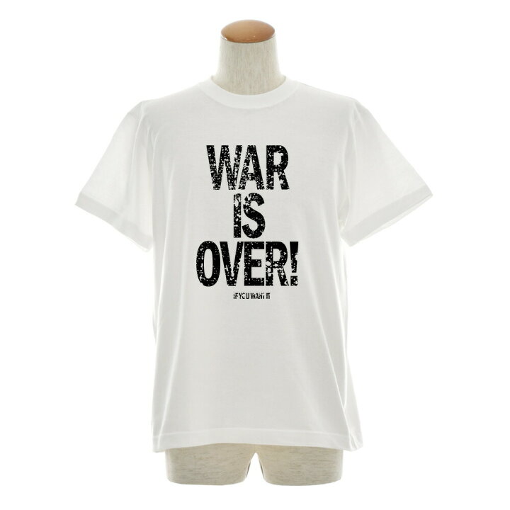 楽天市場 メッセージ Tシャツ War Is Over 反戦 戦争反対 平和 終戦記念日 ジョン レノン 半袖tシャツ ティーシャツ メンズ レディース 大きいサイズ S M L Xl 3l 4l ブランド Just ジャスト デザインライブ オリジナル