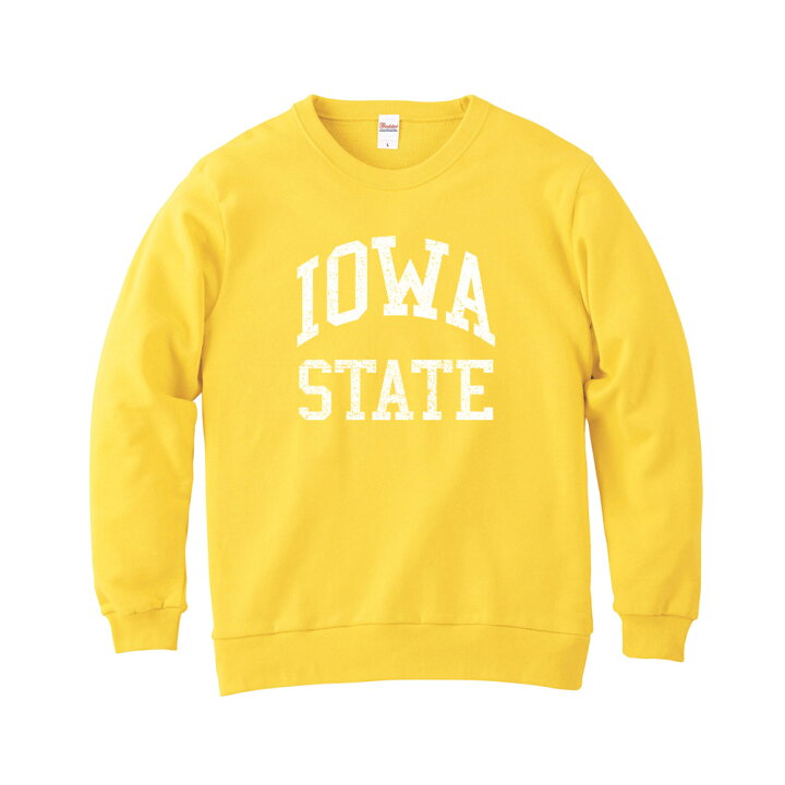 楽天市場】カレッジロゴ スウェット アイオア ステート IOWA STATE  