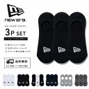 ニューエラ new era NEWERA 3Pソックス 靴下 3ペア ソックス ノーショー メンズ レディース ジュニア 子供 3足セット(3足組) ベリーショート ショート スニーカー ブラック ホワイト ネイビー 黒 白 紺 中学生 高校生 新社会人 新入学