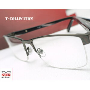 �y���������z���K�l �x�t��/�x�Ȃ�/�ɒB���K�l/pc�p�����Y�Ή�/�y���K�l�ʔ́zT-collection Eyewear Gunmetalic �n�[�t���� ���K�o�l���� �ዾ�ꎮ �s���������t�ysmtb-m�z
