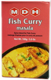 【1個/2個/3個】MDH フィッシュカレー マサラ100g ミックススパイス 辛味スパイス 香辛料 業務用 米料理 カレー スパイスカレー カレー 粉 カレーライス カレーパン フィッシュティッカ ハンバーグ インド料理 調味料　(Fish curry masala) ゆうパケット送料無料