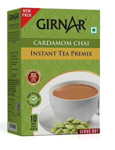 �`���C�̑f�@140g�i�C���X�^���g�~���N�e�B�[10�܁j�@GIRNAR CARDAMOM CHAI �m�����𒍂������ŁA�C���h�̃J���_���������̖{�i�I�ȃC���h���~���N�e�B�[�n |�C���X�^���g INSTANT CARDAMOM CHAI �䂤�p