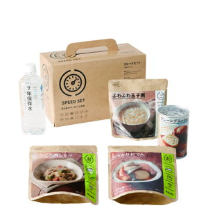 SUGITA ACE 杉田エース IZAMESHI イザメシ 災害時向け スピードセット | 非常食 防災食 非常用 備蓄 食料 ローリングストック 災害 食品 防災グッズ レトルト ギフト 水 おかず ごはん 缶パン ご飯