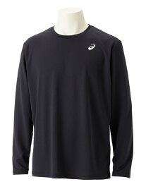 asics アシックス ES DRY ONEPOINT LS SHIRT パフォーマンスブラックXブリリアントホワイト 130 2031E018 1 | スポーツ メンズ キッズ 子供 130センチ ブラック 黒 ホワイト 白 服 衣類 衣料品ウェア ウエア フィットネスウェア シャツ 長袖 ドライ 吸汗速乾