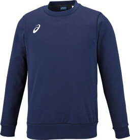 asics アシックス TEAM T/C SWEAT CREW TOP ピーコート M 2031E095 400 | スポーツ メンズ M 紺 服 衣類 衣料品ウェア ウエア フィットネスウェア チームウェア アウター トップス スウェット 綿 ポリエステル