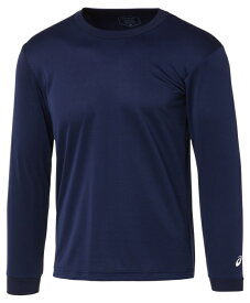 asics アシックス LS TOP ピーコート 2XL 2063A227 400 | スポーツ スポーツウェア バスケットボール トップス ゲームシャツ ロングスリーブ シャツ 長袖 吸汗速乾 ユニセックス スポーツ用品 グッズ ベーシック ワンポイント