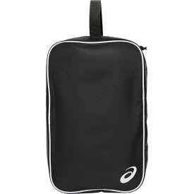 asics アシックス シューズケースL パフォーマンスブラックxブリリアントホワイト OS 3033C228 2 | スポーツ用品 スポーツアクセサリ バッグ 小物 靴入れ 靴袋 シューズバッグ 収納 持ち運び 軽量 部活 通学 通勤 ジム スポーツ 上履き入れ スパイク入れ 手提げタイプ