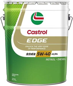 Castrol JXg[ GWIC EDGE GbW 5W-40 20L | 5W40 20L 20bg y[ IC  lC  IC  GW Ԍ IC |Cg