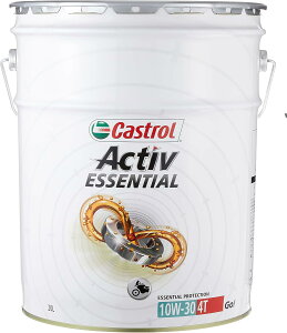Castrol JXg[ GWIC ACTIV ESSENTIAL 4T 10W-30 20L | 10W30 20L 20bg y[ IC 2 oCN lC  IC  GW IC |Cg
