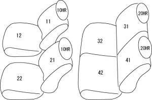 CLAZZIO クラッツィオ カスタムオーダー シートカバー ホンダ N-ONE JG3 / JG4 R2(2020)/12〜仕様変更 EH-0334 | 車 シート カバー 保護 カーシート 汚れ 防止 対策 DIY