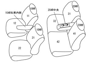 CLAZZIO クラッツィオ カスタムオーダー シートカバー スズキ エブリィワゴン DA64W H24(2012)/5〜H27(2015)/1 ES-6030 | 車 シート カバー 保護 カーシート 汚れ 防止 対策 DIY