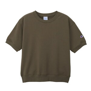 CHAMPION �`�����s�I�� SHORT SLEEVE SWEATSHIRT �I���[�u�h���u L CW-D009 672 | �g�b�v�X ���� �V���[�g�X���[�u �V���c �X�E�F�b�g �y�� �N���[�l�b�N �����Y ���j�Z�b�N�X �j�����p �X�|�[�c �g���[�j