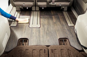 HONDA ホンダ 純正 STEPWGN ステップワゴン フロアカーペットマット フローリングタイプマット ガソリン車用/2列目6:4分割ベンチシート用 2017.9〜仕様変更 08P16-TAA-010A | RP1 RP2 RP3 RP4 ステップワゴ