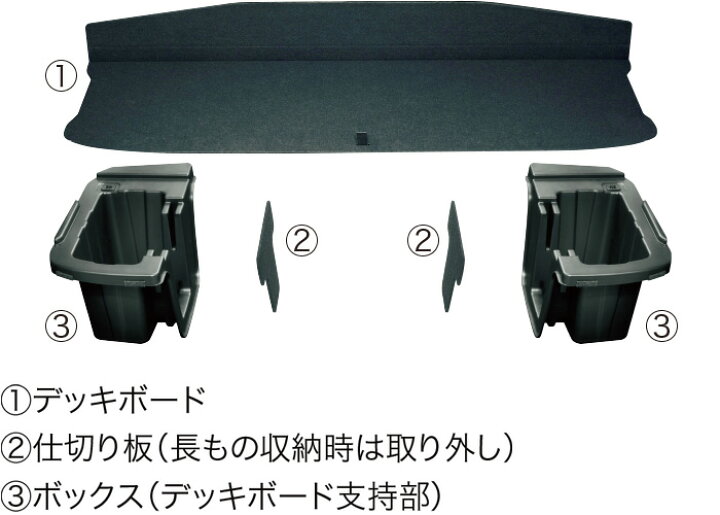 楽天市場】HONDA ホンダ 純正 デッキボード＆ラゲッジボックス 08U45 