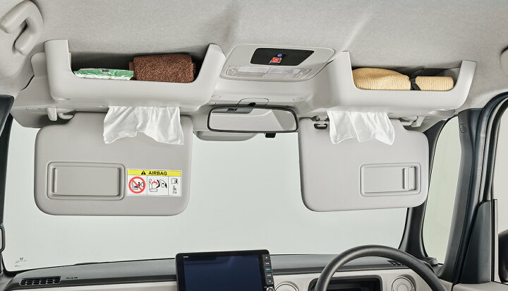 楽天市場】HONDA ホンダ サンシェード内蔵大型ルーフコンソール N-BOX 