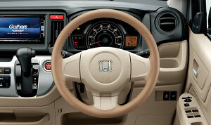 ���[���։� HONDA �z���_ NWGN N-WGN �G�k���S�� �z���_���� �X�e�A�����O�z�C�[���J�o�[�i�{�v��/�x�[�W��×�u���E���X�e�b�`�j 2014.10�`�����f��