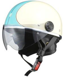 LEAD リード工業 O-ONE ハーフヘルメット IV/BL | バイク ハーフ ヘルメット ヘルメ レディース 原付 かっこいい かわいい おしゃれ ライト スモーク シールド インナー バイク用品 交換 リード あご紐 ワンタッチ 半帽 替え UV ポイント消化