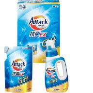 花王 アタック抗菌EXギフト K・AR-10A | 25-0480-043 洗濯洗剤 洗剤 洗浄 消臭 衣類 汚れ ニオイ抗菌 部…