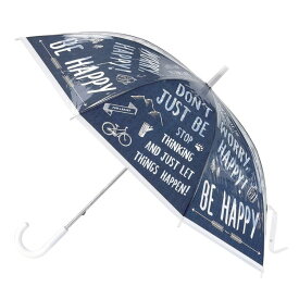 SPICE スパイス SPICE OF LIFE ハッピークリアアンブレラ BE HAPPY HHLG6030 | 雨 ビニール傘 ギフト おすすめ クリア アンブレラ