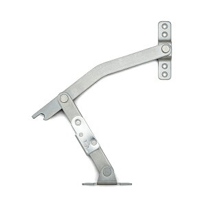 SUGATSUNE スガツネ工業 ステンレス鋼製ロック付重量扉用ステー YA-1216型 PAT 左用 340g 180-100-199 YA-1216L | 建築金物 家具金物 部品 金具 金物 ステー ステンレス銅 ロック付 重量扉 取付金具 扉金物