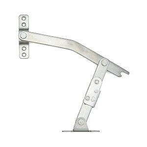 SUGATSUNE スガツネ工業 ステンレス鋼製ロック付重量扉用ステー YA-1216型 PAT 右用 340g 180-100-198 YA-1216R | 建築金物 家具金物 部品 金具 金物 ステー ステンレス銅 ロック付 重量扉 取付金具 扉金物