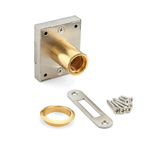 SUGATSUNE スガツネ工業 シリンダー脱着式 面付 シリンダー 錠 6830-30MK型 用 LAMP脱着錠シリーズ 本体 150-060-196 6830-30MKGA | DIY LAMP ランプ 金物 金具 建具 ツール 鍵 錠 セキュリティ部品 シリンダー