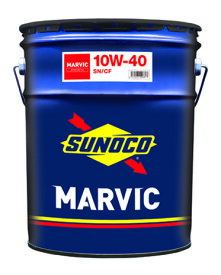 SUNOCO スノコ エンジンオイル MARVIC マービック 10W-40 20L缶 | 10W40 20L 20リットル ペール缶 オイル 交換 人気 オイル缶 油 エンジン油 車検 車 オイル交換 ポイント消化