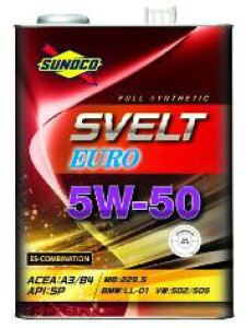 SUNOCO XmR GWIC SVELT EURO XFg[ 5W-50 4L | 5W50 4L 4bg IC  lC IC  GW Ԍ  IC |Cg