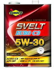 SUNOCO スノコ エンジンオイル SVELT EURO スヴェルトユーロ C3 5W-30 4L缶 | C3 5W30 4L 4リットル オイル 交換 人気 オイル缶 油 エンジン油 車検 車 オイル交換 ポイント消化