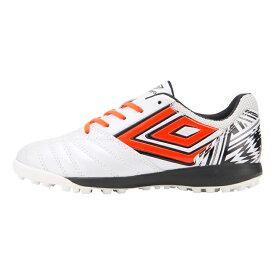 umbro アンブロ アクセレイタ- TR JR WIDE Sホワイト/ブラック/オレンジ 18 UU4WJB01WO WO | スポーツ 運動 サッカー フットボール 靴 シューズ サッカーシューズ トレーニングシューズ トレーニング ジュニア キッズ ステップアッププレーヤー 屋外コート ターフコート 18?