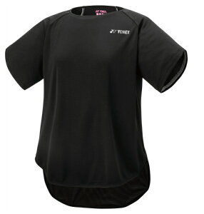 YONEX ヨネックス ウィメンズドライTシャツ ブラック M 16812 7 | スポーツ スポーツウェア 競技 テニス 軟式 硬式 バトミントン ウェア シャツ 半袖 UVカット 吸汗 速乾 クール 制電 ストレッチ ゲ