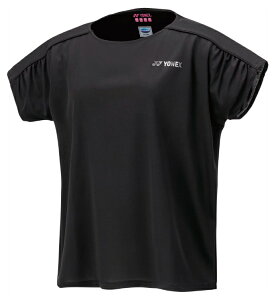 YONEX ヨネックス ウィメンズドライTシャツ ブラック L 16816 7 | スポーツ スポーツウェア 競技 テニス 軟式 硬式 バトミントン ウェア シャツ 半袖 UVカット 吸汗 速乾 クール 制電 ストレッチ ゲ