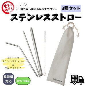 Desirable ɔz XeXXg[ 3Zbg uVt TXeBiu GR BPAt[ X^CbV JԂg [ܕt Stainless Steel Straw
