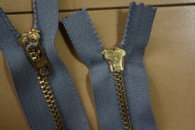 Vintage タロン ジッパー Brass #4 TALON Zipper レイルロードグレー 1本　単品売り