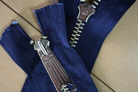 Vintage ヒゲタロン ジッパー　#5 シルバー　銀色 TALON Zipper Navy 22inch