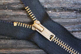 Vintage Scovill zipper Brass Black 7in &9in　#5 ブラス 　スコービル ジッパー
