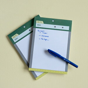 パピエティグル ノートパッド A5 NOTEPAD PAPIER TIGRE ノート メモ パリ オフィス フランス おしゃれ 再生紙 エコ【メール便】