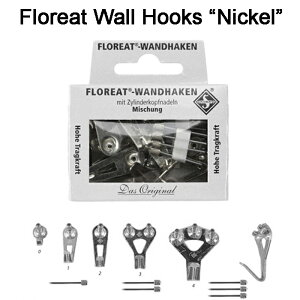 e tbN Ǌ|  ڗȂ ݂ Floreat Wall Hooks gNickelh t[gEH[tbN gjbPh@y[ցz
