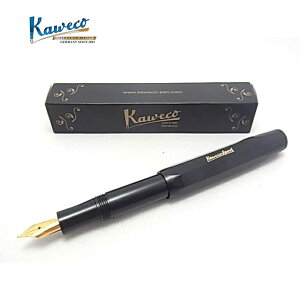 カヴェコ 万年筆 クラシックスポーツ ブラック KAWECO Classic sports かっこいい おしゃれ 【メール便】