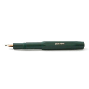 カヴェコ 万年筆 クラシックスポーツ グリーン KAWECO ショート コンパクト Classic sports おしゃれ 【メール便】