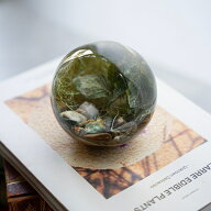 アマブロ エバーリーフボール amabro EVER LEAF BALL レジン オブジェ ペーパーウェイト 植物 インテリア