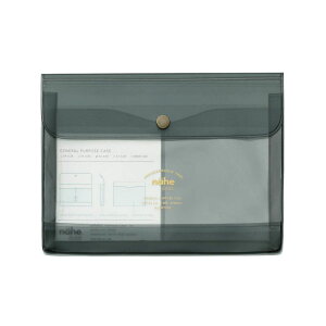ジェネラルパーパスケース A6 ハイタイド ネーエ 透明 HIGHTIDE nahe DF083 ビニールケース ブリーフケース 通帳ケース 手帳ケース おしゃれ マスクケース 母子手帳ケース 【メール便】
