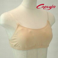 Capezio カペジオ クリアストラップ・カップ付きボディファンブラトップ大人用
